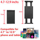 Tablet Desktop Stand For Microphone Holder Mobile Phone Mount For Apple Ipad For Iphone 4.5 to 12.9 inch Car Stroller bracket