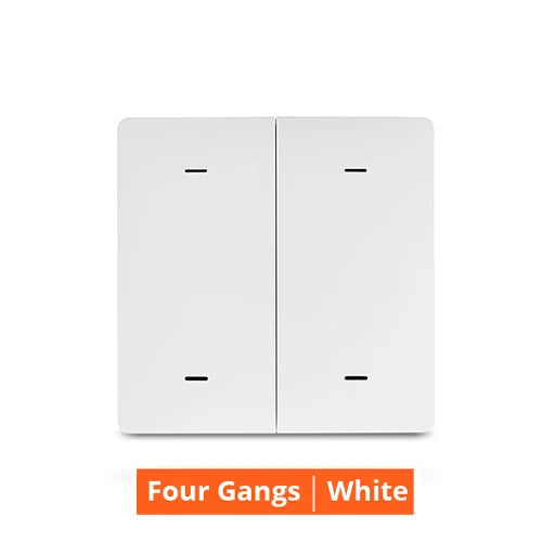 Benexmart Zigbee Wireless Switch 1 2 3 4 Gangs Scene Control Smart Home Devices Works with Tuya Click On Off Scene Switch Black