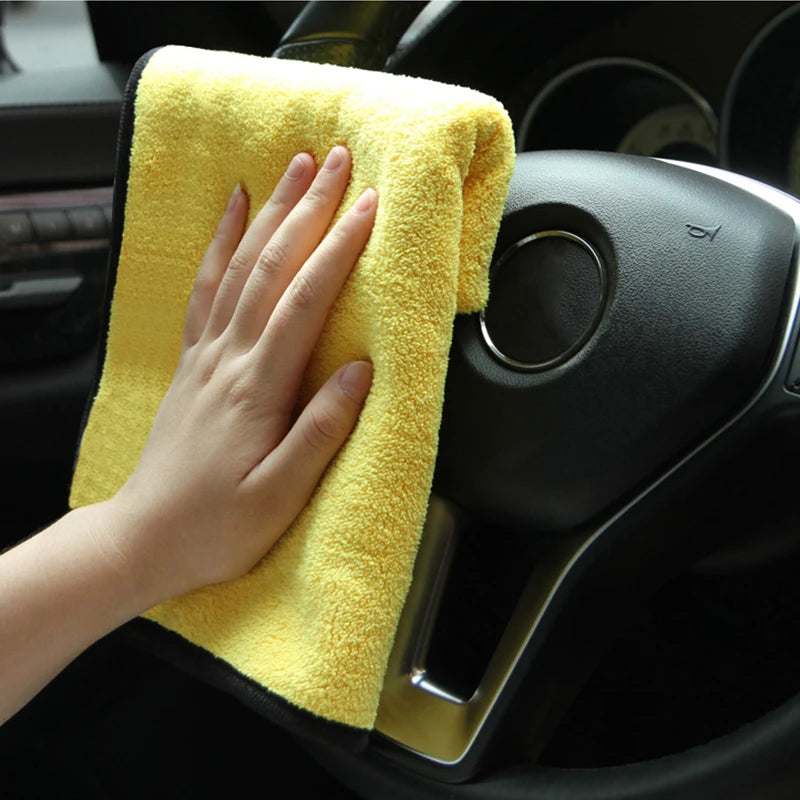 Thicken Car Wash Microfiber Towel Car Cleaning Drying Cloth Paint Care Cloth Detailing Car Wash Towel Cleaning Tools 30*30/60cm