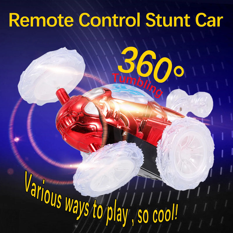 999G-27A Remote Control Stunt Car RC Car Toy with Flashing LED Lights 360° Tumbling Mini RC Model Toys Gifts for Kids Children