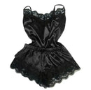 2024 New Women Bow Sleepwear Sleeveless Strap Nightwear Lace Trim Satin Cami Top Pajama Sets femme sexy lingerie pyjamas women