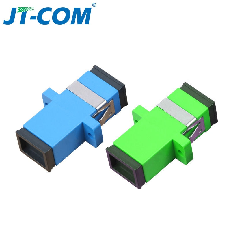 50-400Pcs SC Fiber Optic Connector Adapter SC / UPC SM Flange Singlemode Simplex SC-SC APC Coupler Wholesale to