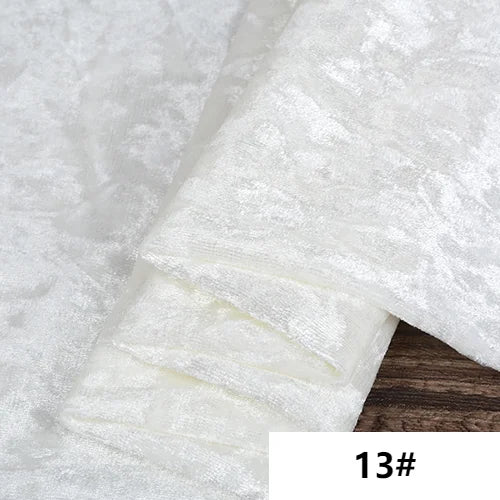 Stretch Crushed Velvet Fabric Upholstery Velour Cloth For Sofa and Curtain,Red,Black,Grey,Teal,Green,Blue,Pink