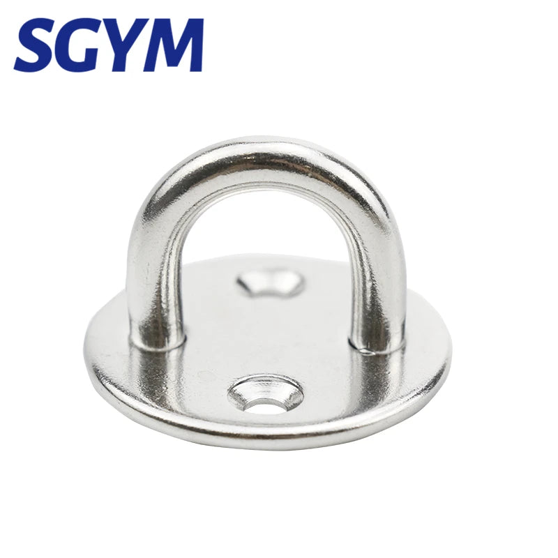 1pcs Staple Ring wall Hook Heavy Duty Fixed Pad Eye Plate Deck Door Buckle U-Shaped Heavy Duty Ceiling Mount Hanger