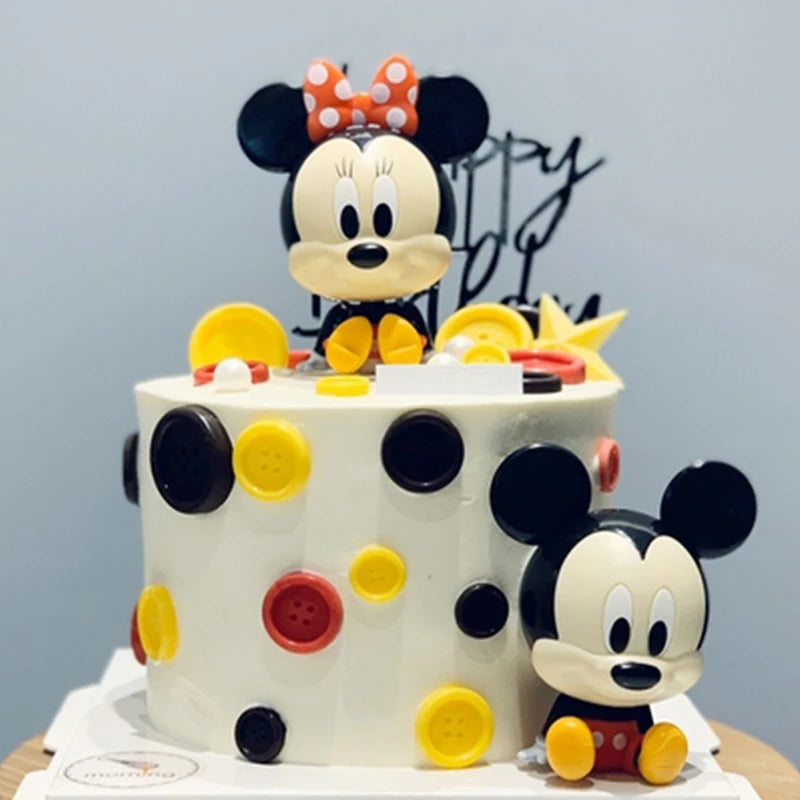 Disney Mickey mouse Minnie Baking Cake Decoration  Cake Topper Baby Birthday Party Ornaments Decoration Supplies  Birthday Gift