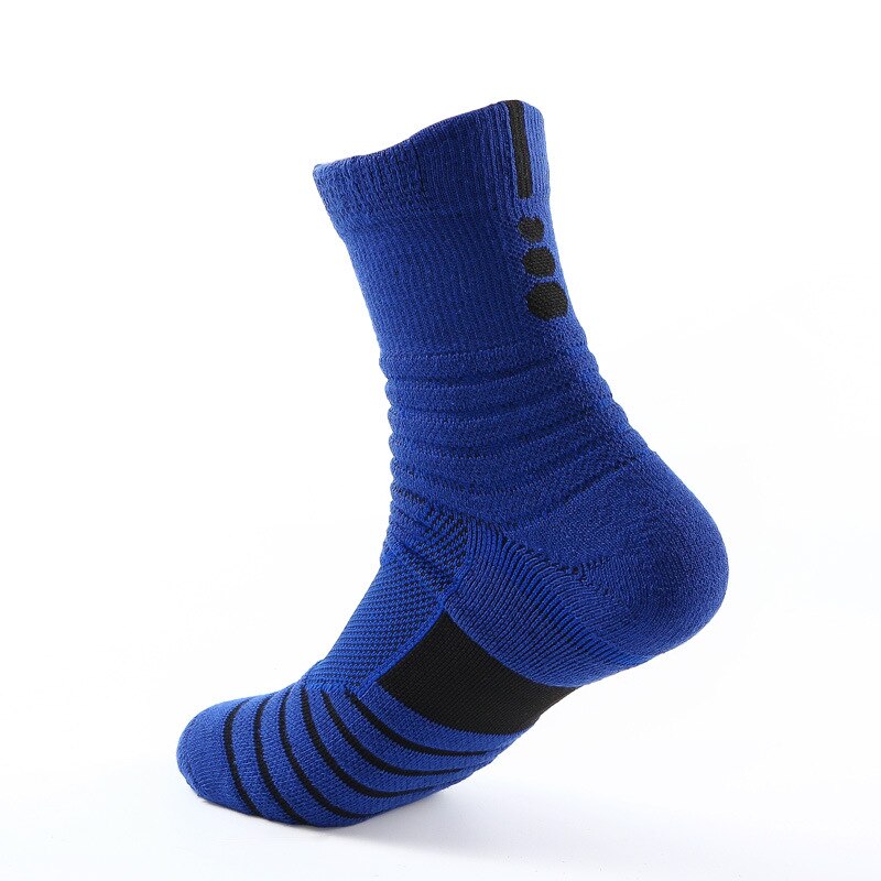 Professional Running Socks Cotton Thick Terry Socks Summer Basketball Tennis Men Sports Socks Shock Absorption Moisture Wicking