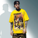 UPRISING Hip Hop men cotton T-shirt fashion loose men BF student banana print short-sleeved tees cool man wear Round neck tshirt