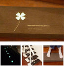 RULDGEE Four-Leaf Clover Luminous Self-adhesive Non-slip Stair Carpet Mat Floor Protector Mats Safety for Kids Elders and Pets