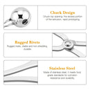 LMETJMA Meat Baller Stainless Steel Stuffed Meat Ball Maker None-Stick Meat Fish Meat Ball Maker Kitchen Meat Tools KC0298