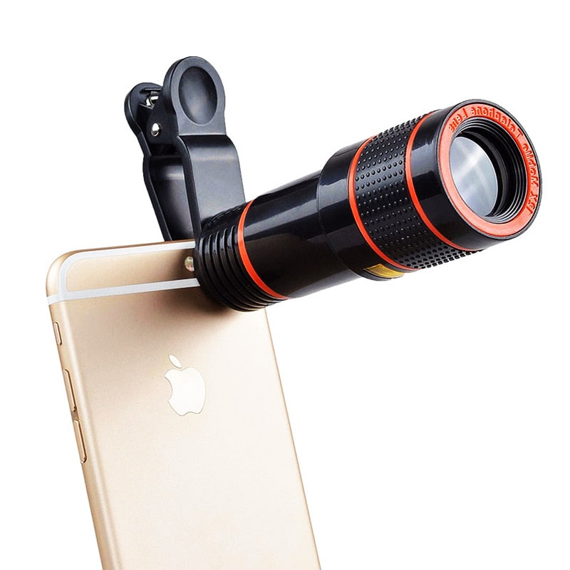 Aokin Mobile Phone Lens Universal Clip 18X 20X Zoom Cellphone Telescope Lens Telephoto Smartphone Camera Lens For iPhone Xiaomi