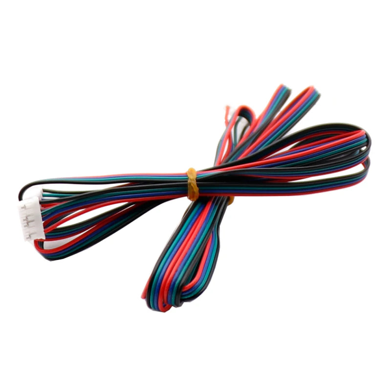 Stepper Motor cables/wire XH2.54 4pin DuPont connector extension to 6pin White Terminal line 3D Printer Parts 50/80/100/150cm