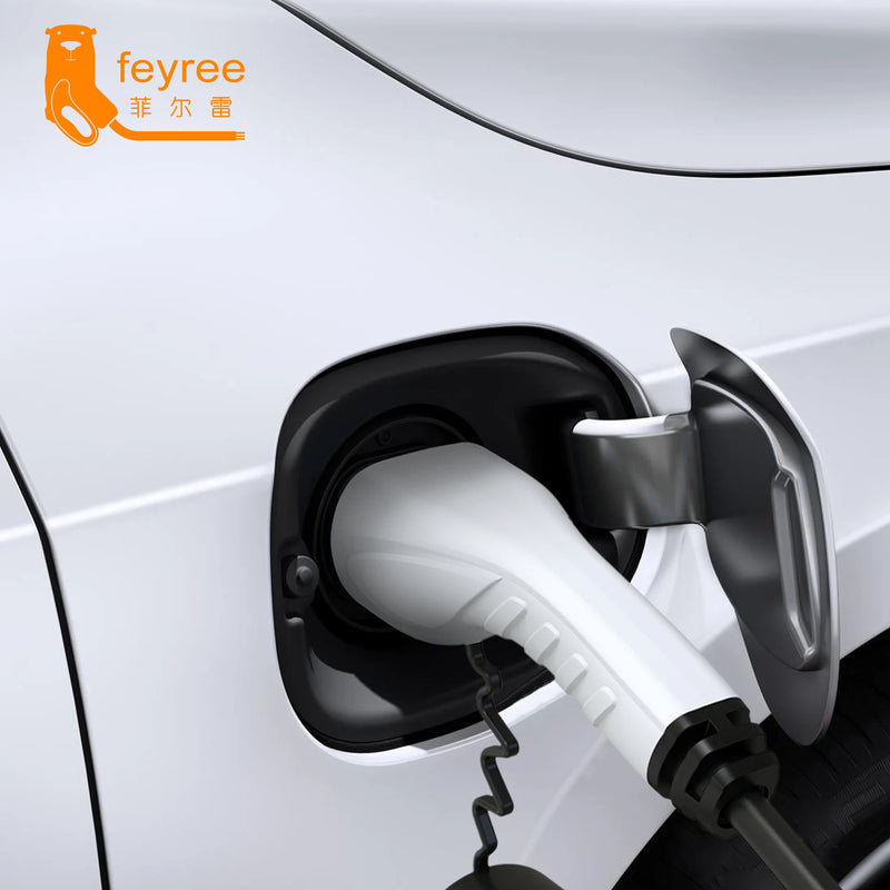 feyree 32A 8KW EV Charger Plug Type2 Cable 16A 1Phase Car Charging Station 3Phase 11KW 22KW IEC62196-2 Cord for Electric Vehicle