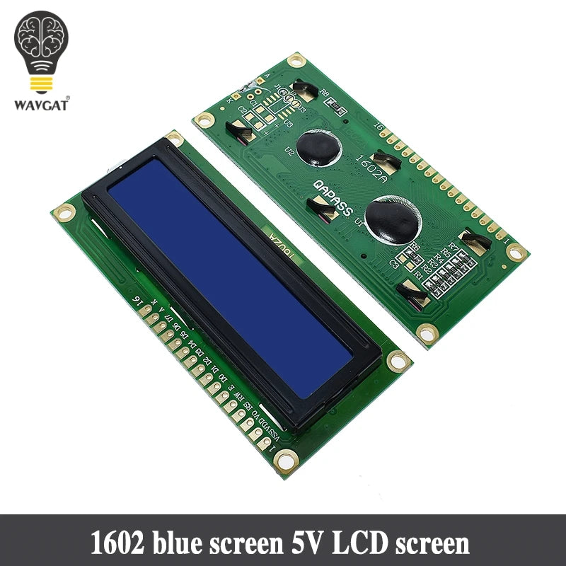 LCD1602 LCD 1602 2004 12864 module Blue Green screen 16x2 20X4 Character LCD Display Module HD44780 Controller blue black light