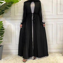 Latest High Quality Dress For Muslim Women Robe Femme Hiver 2021 Elegant Fashion Beautiful Muslim Dress Women Musulman Ensembles