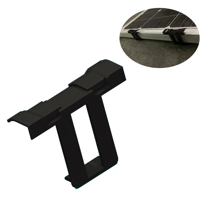 24pcs 35mm 40mm Solar Panel Water Drainage Clips PV Modules Cleaning Clips for Water Drain  Photovoltaic Panel Water Drain Clips