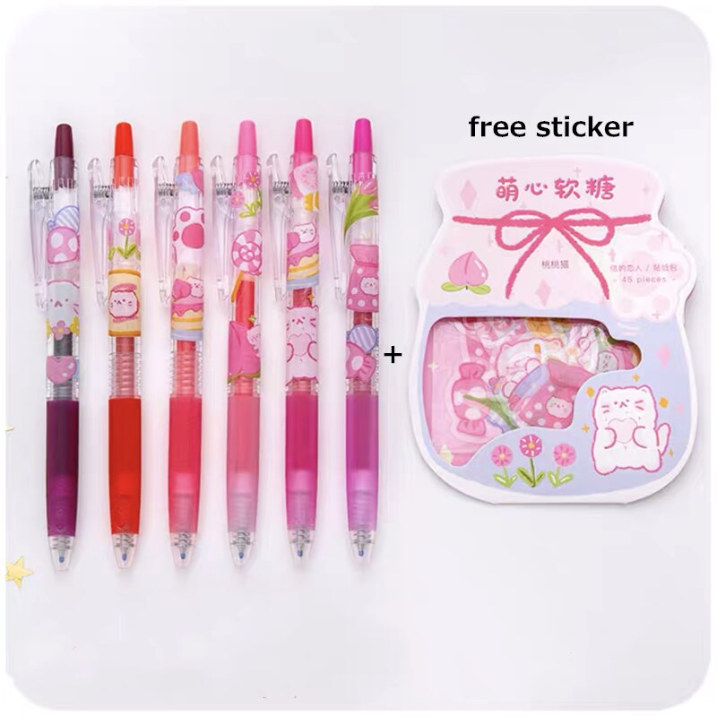 MINKYS 3pcs/lot Creative Candy Color Fruit Juice Pen Set DIY Graffiti Pen Art Drawing Marker Pen For Journal School Stationery