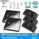SMATRUL Tuya Smart App WiFi Touch Switch Light Wall Panel RF 433Mhz Remote DIY Relay Breaker Module Home Google Alexa 220V