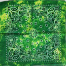 New Fashion Hip Hop 100% Cotton Bandana Square Scarf handkerchief Gradient Paisley print For Women Men Unisex headband 55*55cm