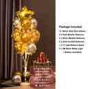 Light Up LED Balloon Stand Kit 13Pcs Balloons Reusable Clear Column Holder Set For Table Floor Wedding Birthday Party Supplies