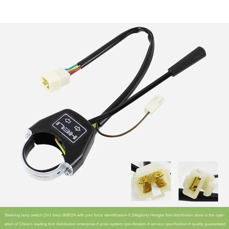 For Forklift accessories direction switch turn signal switch (3+1 wire) JK802A with Heli indicator for HELI forklift use