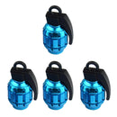 AUTCOAT 4Pcs/Set Universal Car Truck Motocycle Wheel Tyre Valve Caps Bicycle Tire Air Valve Cover