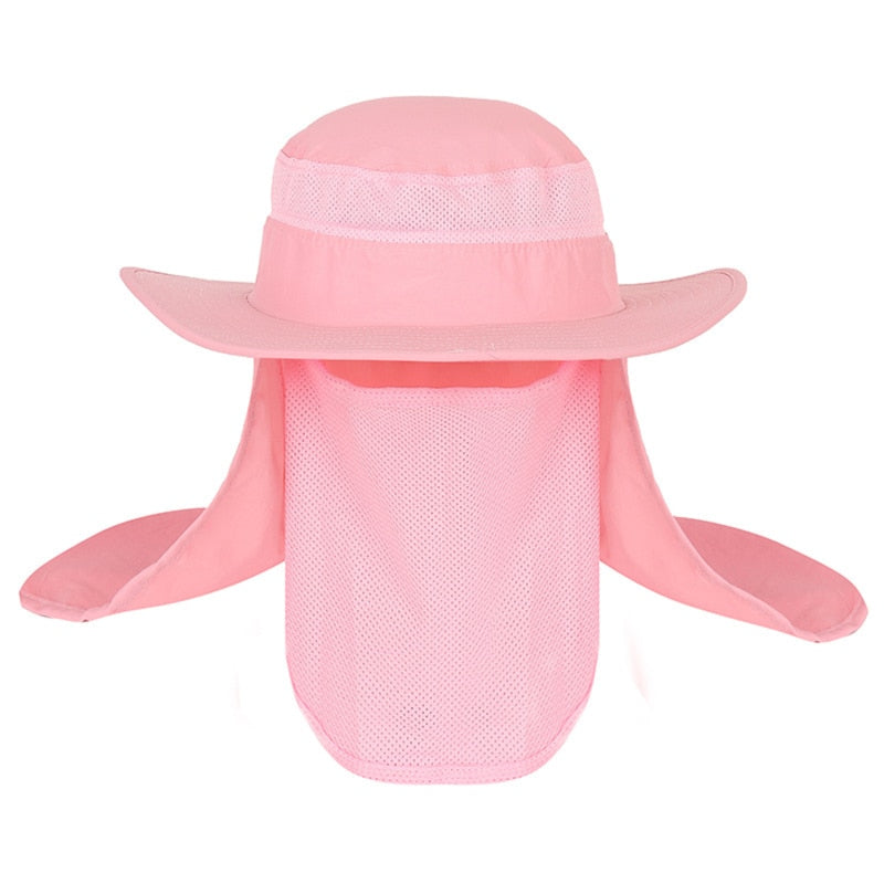 Outdoor Mountain Climbing Bucket Hat Large Round Brim Sun Block Quick Drying Fishing Hats Summer Sun Cap For Travel New