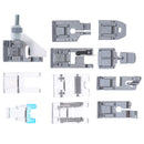 11 Pcs Domestic Sewing Machine Foot Feet Snap On For Brother Singer Set Sewing Tools Accessory Household Embroidery Machine Foot