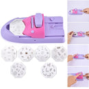 Nail Art DIY Pattern Printing Manicure Machine with 6pcs Metal Stamp Stamper Nail Tools Color Draw Polish Nail Printer Tool
