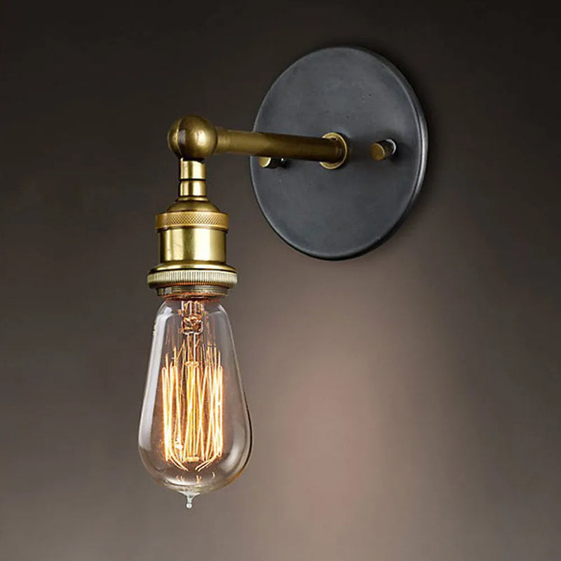 American loft industrial retro creative wall light corridor cafe bar personality wall sconce E27 bulb home decoration lighting