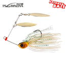 1pcs TSURINOYA 7g/10g Spinner Bait with Brass Fishing Spoon Lure Metal Jig Jigging lure Swimbait Spinnerbait
