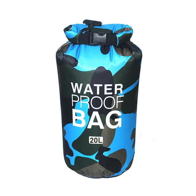 Waterproof Swimming Bag Dry Sack Camouflage Colors Fishing Boating Kayaking Storage Drifting Rafting Bag 2L 5L 10L 15L 20L 30L