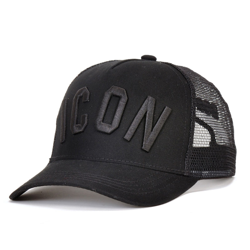 DSQICOND2 DSQ Brand Summer Embroidery ICON Letters Cotton Baseball Caps High Quality Cap Men Women Trucker Cap Black Cap Dad Hat