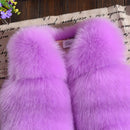 Autumn Winter Faux Fur Girls Vest Elegant Girl Princess Vest Warm Thick Girl Coat Baby Girl Clothes Newborn Clothing For 0-24M