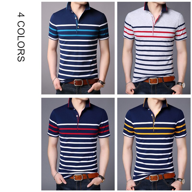 COODRONY Cotton T Shirt Men Short Sleeve T-Shirt Men Summer Social Business Casual Men&