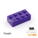 10pcs/lot DIY Blocks Building Bricks Thick 2X4 Educational Assemblage Construction Toys for Children Size Compatible With Brand