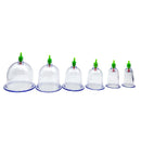 12/6Pcs Vacuum Cupping Sets Suction Cups Back Massage Body Cup Detox Massage Body Cups Ventosas Vacuum Cupping Massage Jars