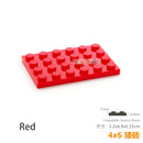 5pcs/lot DIY Blocks Building Bricks Thin 4X6 Educational Assemblage Construction Toys for Children Size Compatible With Brand