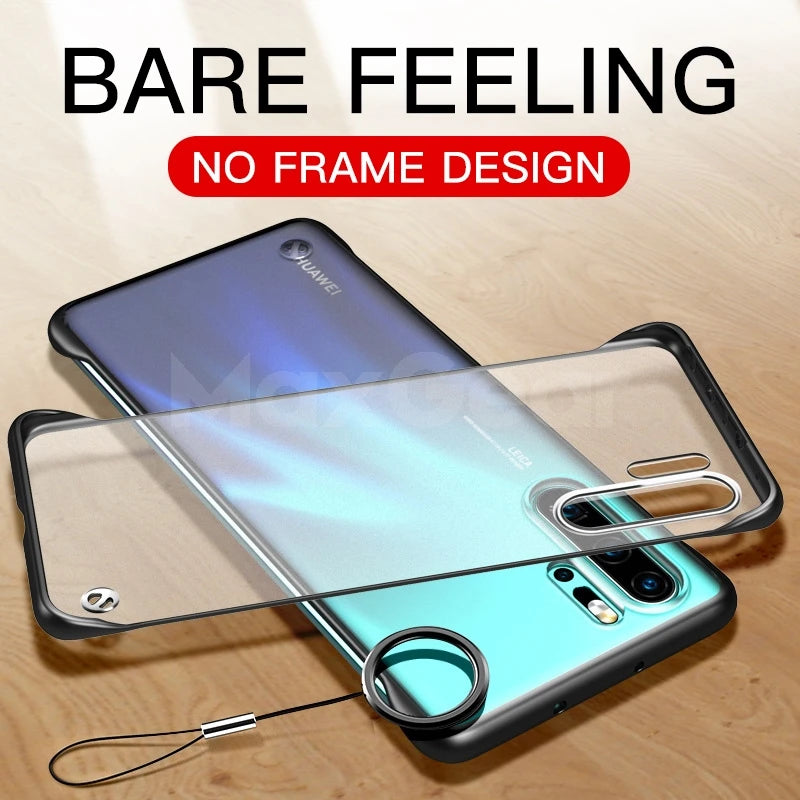 For Huawei P20 P30 Pro Lite Case Bumper Clear Hybrid Crystal Cover For Honor Mate 10 20 Pro Nova 3 3i 4 5 5i Frame Ring Coque