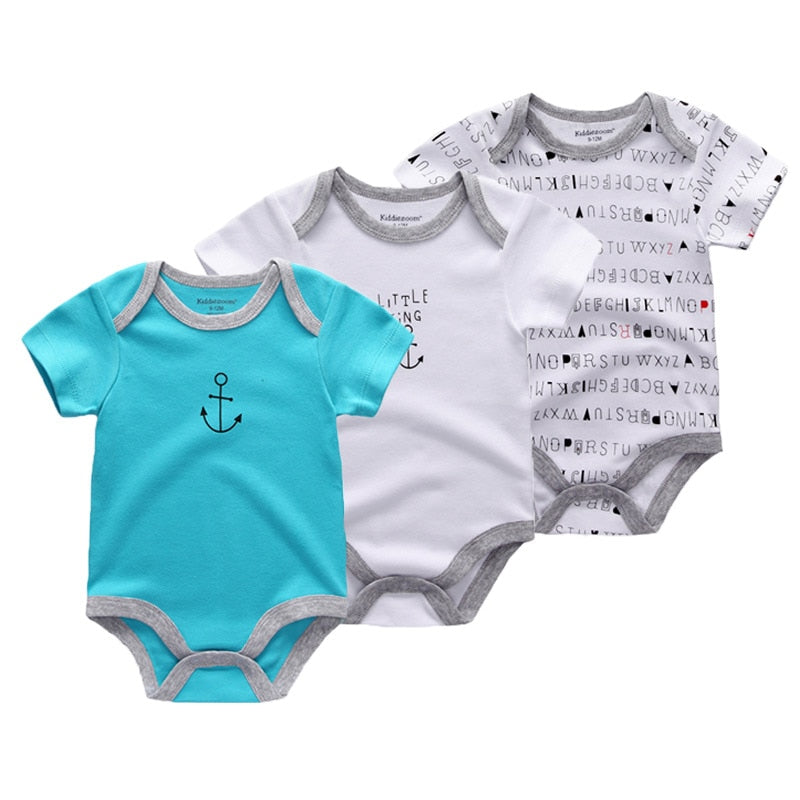 Super Cotton Baby Bodysuit Fashion  Newborn Body Baby Suits Short Sleeve Overalls Infant Boy Girl Jumpsuit kids clothes