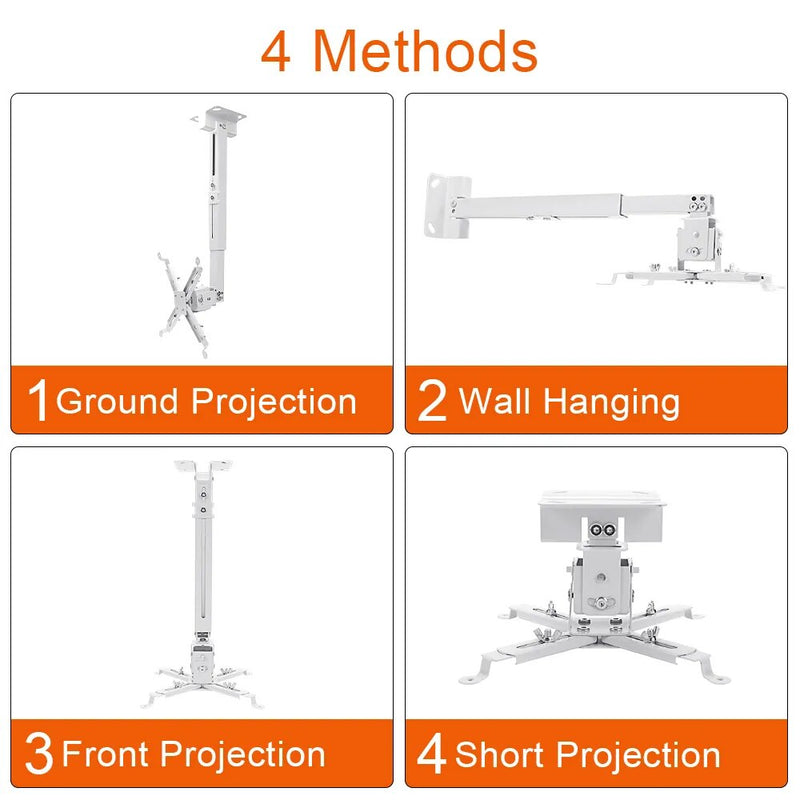 Universal LED C3 C6A TD96 Projector Ceiling Mount Wall Bracket Holder Hanging Bracket M19 YG620 M20 T26K HD Projector Stand