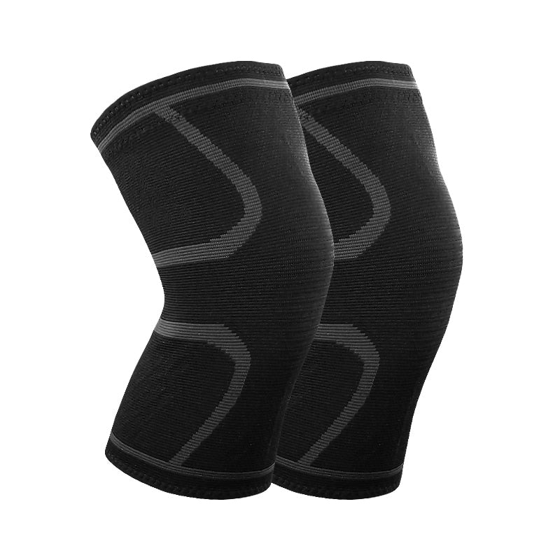 1 Pair Nylon Elastic Sports Knee Pads Breathable Knee Support Brace Running Fitness Hiking Cycling Knee Protector Joelheiras