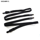 NEW GUCUANNVIC Classic wild do not cross men suspenders  General Fashionable strap black clips  Width: 2.5cm suspenders  women