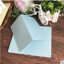 10pcs/pack DIY Blank Foldable Cards Hand Drawing Doodle Paper Cards Happy Birthday Card Greeting Cards