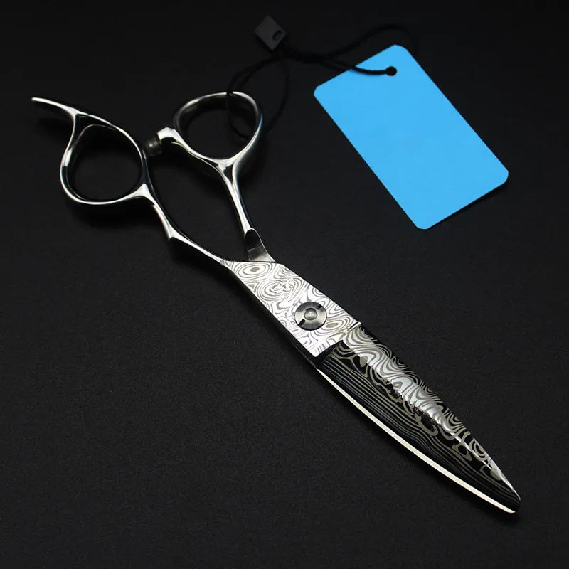 professional 6 inch Damascus steel cut hair scissors hair salon cutting barber makas makeup haircut shears hairdressing scissors