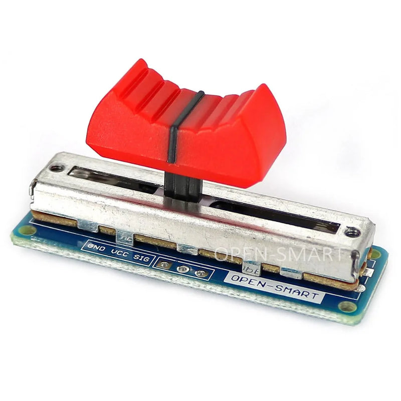 Red Slide Potentiometer Sensor Module Breakout Board Great for Amplifier DIY Light and Volume Control for Arduino