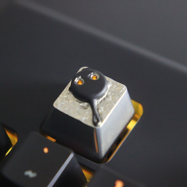 Keycap Customized embossed zinc alloy keycap for game mechanical keyboard, high-end unique DIY for C