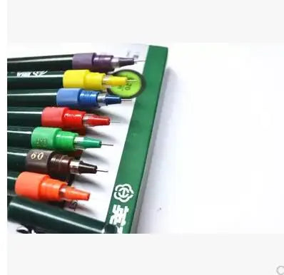 Professional Engineering Technical Fountain Pen Recharged Filling Ink Fiber Sketch Needle Pen Drawing Liner School Office Supply