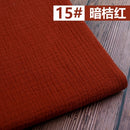 50*130cm Fabric Drape Cotton And Linen Double Gauze Crepe Baby Clothes Fabric Ladies Skirt Sleepwear Fabrics