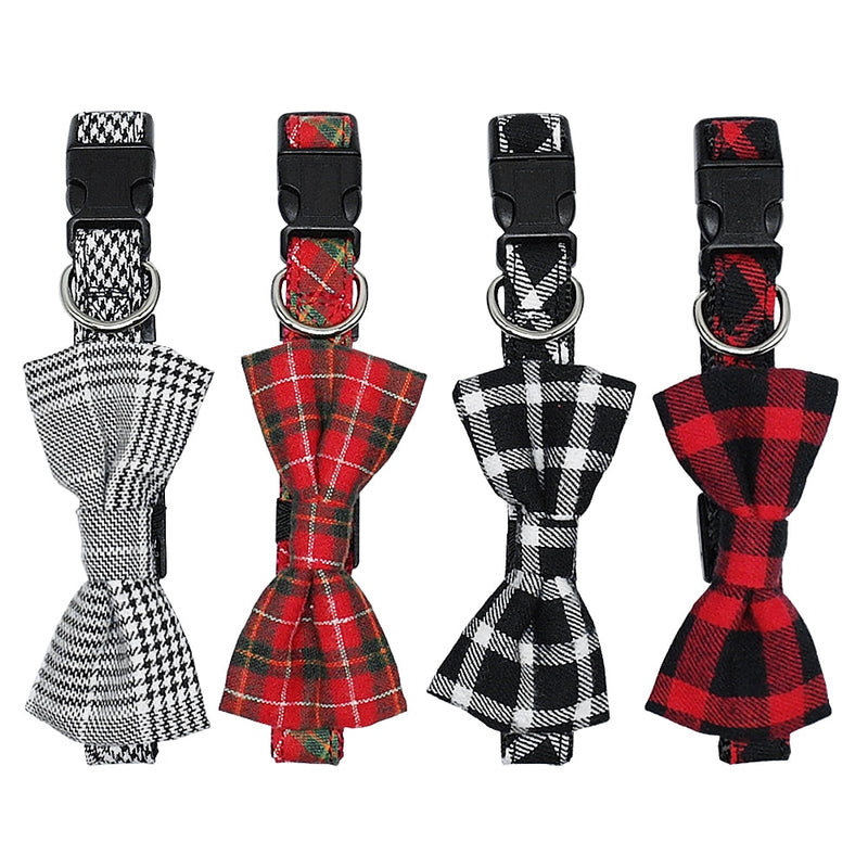 Fashion Bowtie Puppy Dog Collar Gentleman Bowknot Kitten Cat Collars Adjustable For Small Medium Cats Dogs Chiahuahua