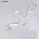 Modern Wall Lamps for bedroom study living balcony room Acrylic home deco in White black iron body sconce led lights Fixtures